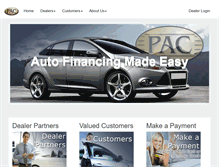 Tablet Screenshot of primeautoloan.com